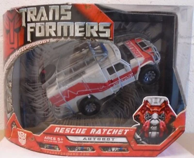 Transformers Movie 2007 Voyager Class Rescue Ratchet Ambulance Hummer H2 SEALED - Image 1 of 3