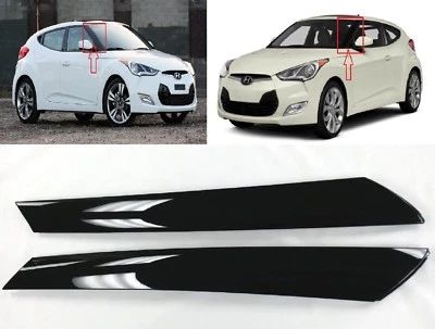 Moldura exterior derecha e izquierda Veloster 2012-2017 original parabrisas pilar Foto 1 de 4