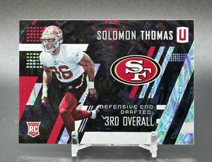 2017 Panini Unparalleled 244 Solomon Thomas San Francisco 49ers Rookie RC - Foto 1 di 2