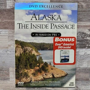 Alaska: The Inside Passage DVD 2-Disc Set w/ Bonus Over America NEW & Sealed - Picture 1 of 9