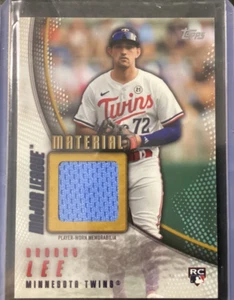 2025 TOPPS SERIES 2 BROOKS LEE ROOKIE PATCH ORANGE SP #/50 MINNESOTA TWINS - Bild 1 von 3