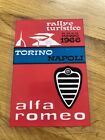 Autocollant pare-brise voiture Alfa Romeo vinyle - Rallye Touristique 1966 - Neuf Ancien Stock