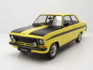 Opel Kadett B Deporte 1973 Amarillo Negro Coche a Escala 1:18 Kk Escala - Imagen 1 de 9