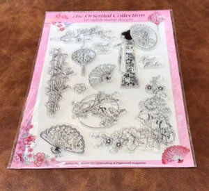 Jennifer Ellory The Oriental Collection 10 Designs Clear Stamps Kartenherstellung - Bild 1 von 4