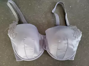 Thirdlove Satin Demi Bra : NWOT : DOVE GRAY : 32F - Picture 1 of 5