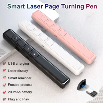 Wireless USB Powerpoint Presentation PPT Flip Pen Laser Pointer Clicker For PC - Image 1 of 4