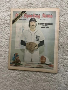 Sporting News 1974 John Hiller Detroit Tigers No Label - Picture 1 of 2