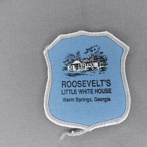 Roosevelt's Little While House Warm Springs GA Georgia 3 1/4" Patch - Picture 1 of 2