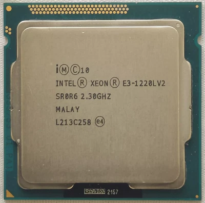 Intel Xeon E3-1220L V2 2.3GHz 2-Core LGA 1155 SR0R6 CPU Processors - Image 1 of 4