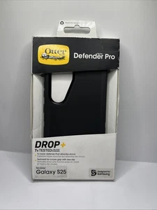 Otterbox Defender Pro Series Case Black For Samsung Galaxy S25, Black - Picture 1 of 2
