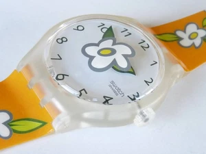 Swatch Newgent X-LARGE Modelo 2004 Modelo Daisy Daze Número de artículo SUDK110 - Imagen 1 de 10