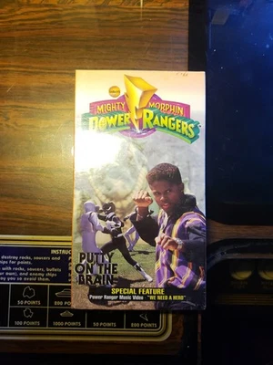Mighty Morphin Power Rangers: Putty On The Brain (VHS, 1994) NEW SEALED RARE - Image 1 of 4