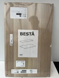 Ikea BESTÅ Shelf Fit Frame Shelving Storage Unit Adjustable 56x36 Beech Wood - Picture 1 of 9
