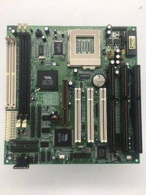 Motherboard at socket 7 , 3x isa ,3 pci, agp slot, via chipset - Image 1 of 4