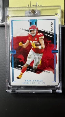 2023 Panini Impeccable 1/1 #46  Travis Kelce Platinum.   Only one in existence  - Image 1 of 4