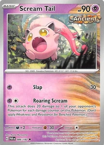 Scream Tail 086/182 SV04 Paradox Rift Pokemon 008567 - Picture 1 of 2