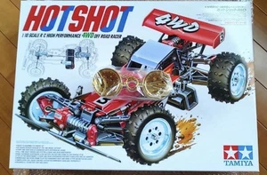 TAMIYA 1/10 THE HOT SHOT RE-RELEASE KIT 4WD 2007 Gold-plated wheels - Picture 1 of 6