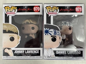Johnny Lawrence 970 & Daniel LaRusso 971 ~ Cobra Kai ~ Funko Pop Vinyl ~ NM Cond - Picture 1 of 7