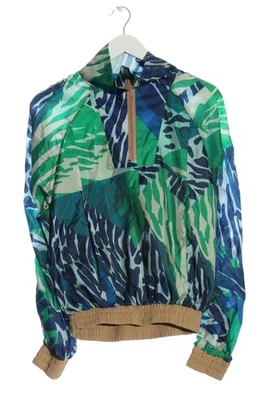 ASOS Chaqueta corta Mujeres Chaqueta Talla EU 36 verde-azul-blanco puro - Imagen 1 de 4