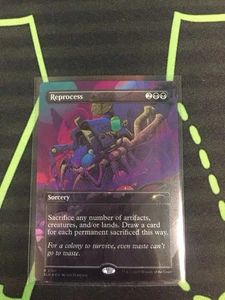 MTG Magic The Gathering Reprocess Galaxy Foil SLD Rare Borderless Secret Lair - Bild 1 von 1