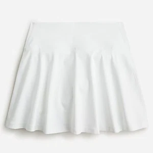 New J Crew $69 Flare Sport Skirt Cloud stretch Size XL White BK334 - Picture 1 of 7