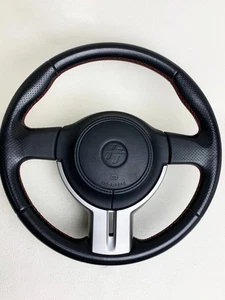 TOYOTA 86GT ZN6 GENUINE Leather Steering Wheel Scion FR-S FRS Subaru BRZ 86 JDM - Picture 1 of 19