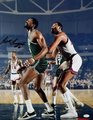 Bill Russell Autographed Boston Celtics 16x20 Photo- JSA Authenticated *Black - Image 1 of 4