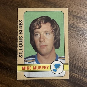 1972-73 MIKE MURPHY #215 ROOKIE EX-NM OPC Blues Star NHL Hockey Card - Bild 1 von 2