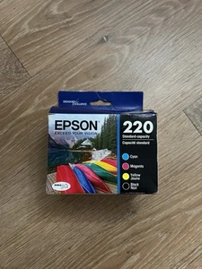 Epson DURABrite Ultra 220 Ink Cartridges - Black/Cyan/Magenta/Yellow, 4 2020 - Picture 1 of 1