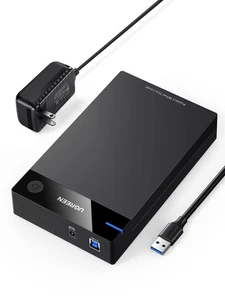 UGREEN 3,5 Zoll HDD Gehäuse USB 3.2 Gen 1 2,5/3,5 Zoll SATA 3.0 kompatibel 267 - Bild 1 von 7