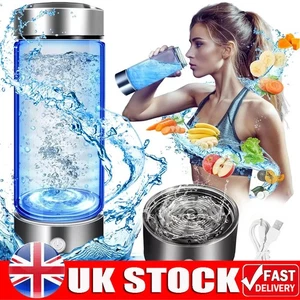 2025 Hydrogen Rich Generator Water Cup Bottle Ionizer Maker Water Bottle 420ml - Picture 1 of 24