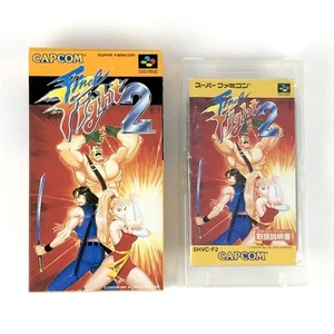 Super Famicom Final Fight 2 Boxed Japan Capcom Used with Seal Japan TD - Picture 1 of 10