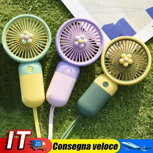 Electric Fan Quiet Operation Mini Fan Desk Cooling Face Fan for Girls Ladies Men - Photo 1/15