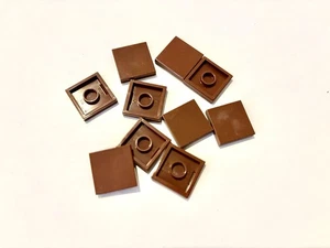 LEGO® - NUOVO - 10 Pezzi Piastrella 2x2 Marrone Reddish #3068 - Foto 1 di 1