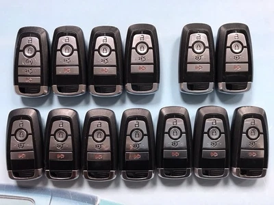 LOT OF 13 OEM FORD SMART KEY FOB REMOTE PROXIMITY Mustang Logo - Image 1 of 2