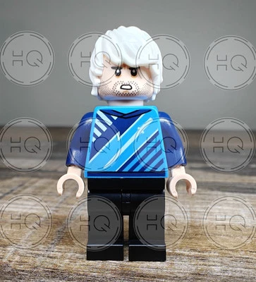 **NEW** 100% LEGO Quicksilver X-Men Alternative Marvel Minifigure - Image 1 of 4