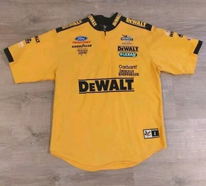 Chase Authentic Drivers Line 1/4 Zip Dewalt All Over Jersey Pullover Size Large - Picture 1 of 11