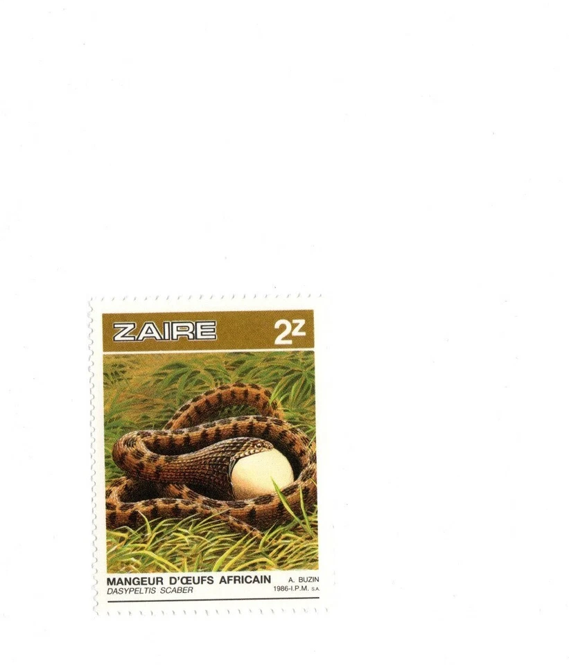ZAIRE MNH REPTILE POSTAGE STAMP # 2 - Image 1 of 1