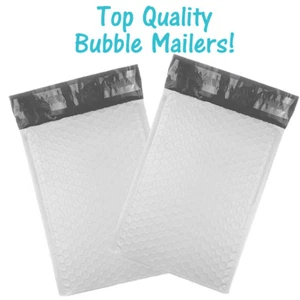 6x10" POLY LUFTPOLSTERVERSANDTASCHEN, weiß Großhandel gepolsterte Umschläge 6x9 Versandtaschen! - Bild 1 von 11