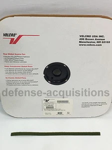1/2 INCH VELCRO® Brand LOOP Fastener- Sew On Mil-Spec Military Tape CAMO GREEN - Picture 1 of 5