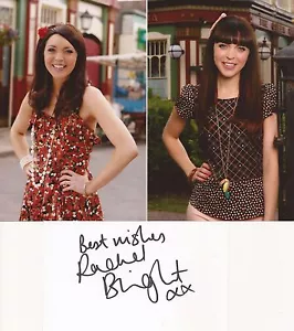 EASTENDERS* RACHEL BRIGHT 'POPPY' SIGNED 3x5 WHITECARD+UNSIGNIERTE FOTOS+COA - Bild 1 von 1