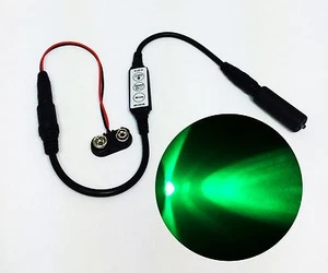 Micro Effects Green LED Light & Control Strobe Flash Blink 9 Volt  MEL-PG1-D-9VB - Picture 1 of 3