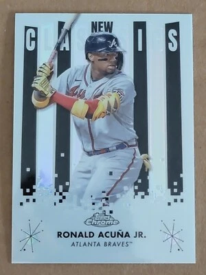 Ronald Acuna Jr 2022 Topps Chrome New Classics Baseball Card NC-3 - Image 1 of 4