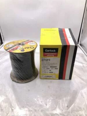 Garlock Synthepak 8909 1/4" Square Braid Compression Packing 50ft-NIB - Image 1 of 4