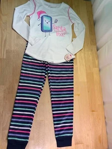 New Girl's SO Christmas PJ Set says Santa did you get my text?--Great Colors!!!* - Picture 1 of 3
