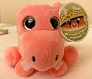Surprizamals Easter Series 2 JACOB HIPPO coral w/tag Plush Toy 3" - Picture 1 of 8