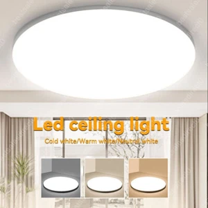 Lámpara de techo redonda LED Lámpara de techo Panel Dormitorio Salón Lámpara de pasillo 48W - Imagen 1 de 11
