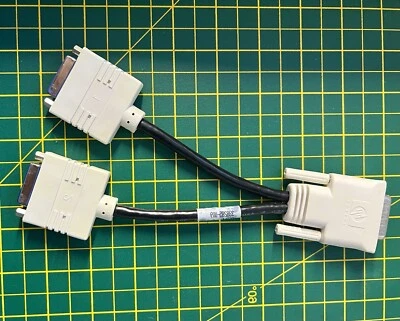DMS-59 to Dual DVI AV Splitter Cable - Genuine HP Part - BIZLINK (338285-009) - Image 1 of 4