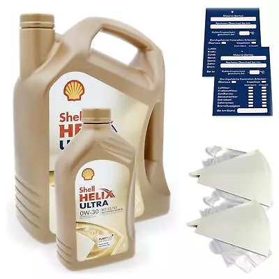 6 Liter original Shell Helix Ultra ECT C2/C3 0W30 Motoröl Porsche C30 API SN SET - Bild 1 von 4