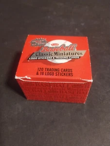 1986 Fleer Baseball Classic Miniatures Complete Factory Set - Sharp Open Mini - Picture 1 of 2